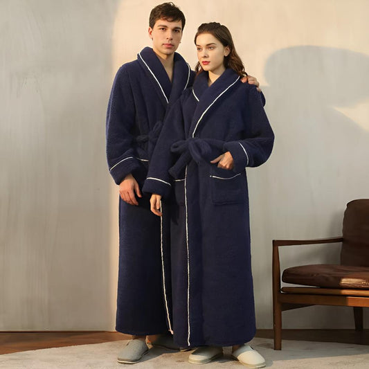 Lunara – Peignoir en Flanelle Doux et Unisexe
