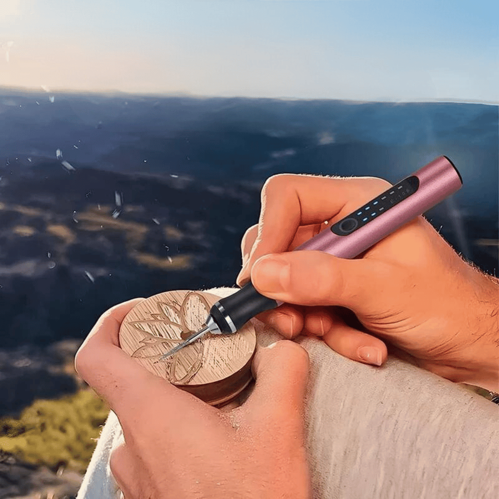 Stylo Graveur Sans Fil – Pour Projets DIY et Gravure Multi-Surfaces