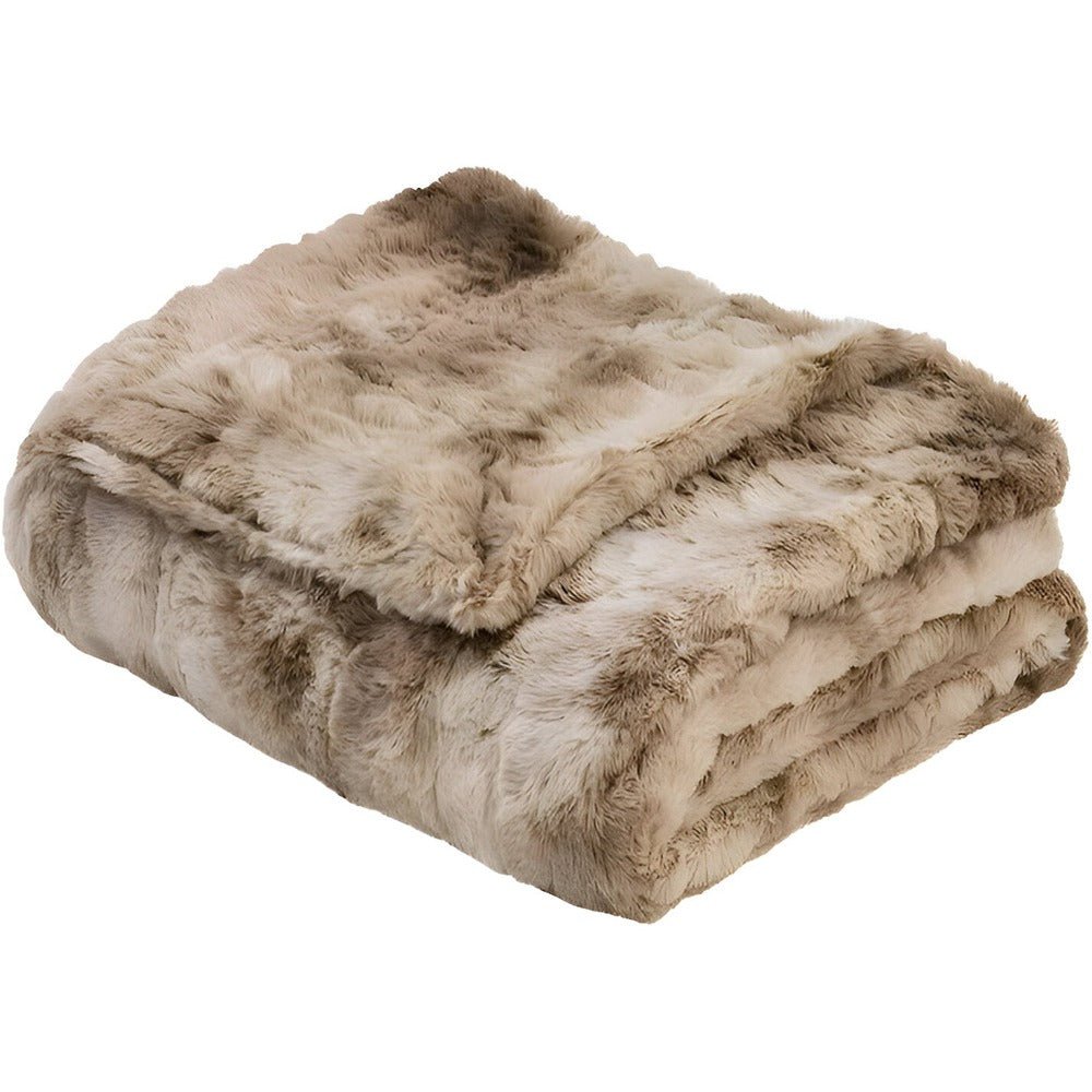 Lunara – Plaid en Polaire Double Face Ultra-Doux pour Chambre et Salon