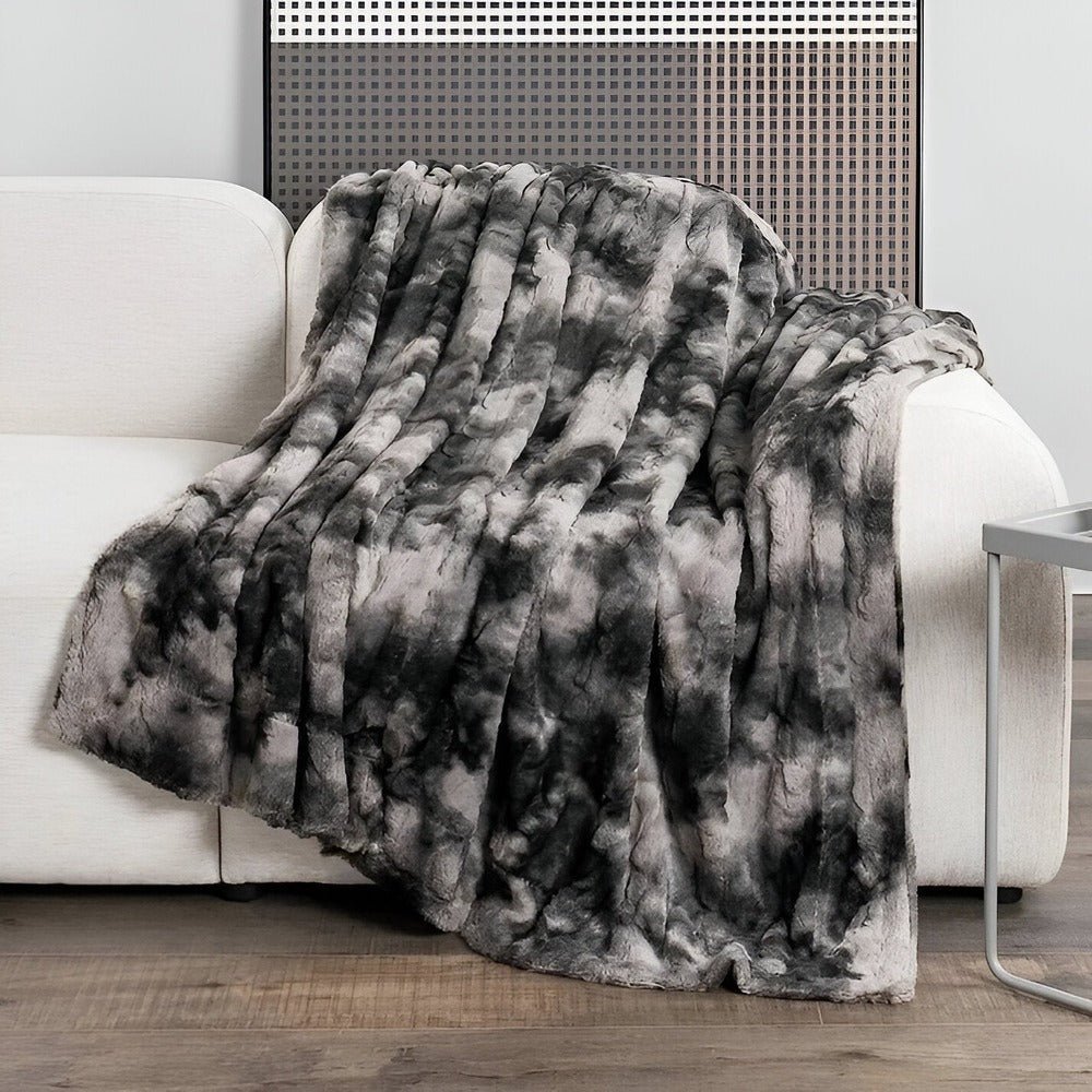 Lunara – Plaid en Polaire Double Face Ultra-Doux pour Chambre et Salon