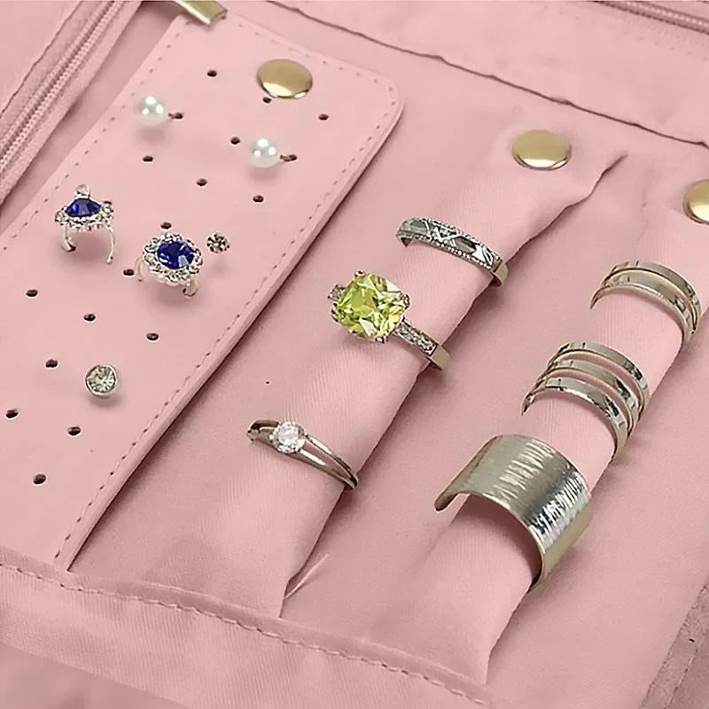 ÉléganceNomade – Pochette à Bijoux Portable et Organisée