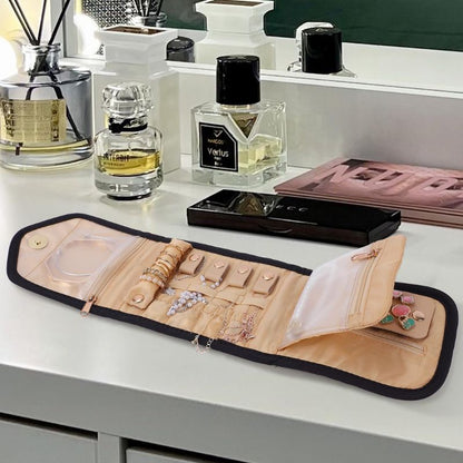 ÉléganceNomade – Pochette à Bijoux Portable et Organisée