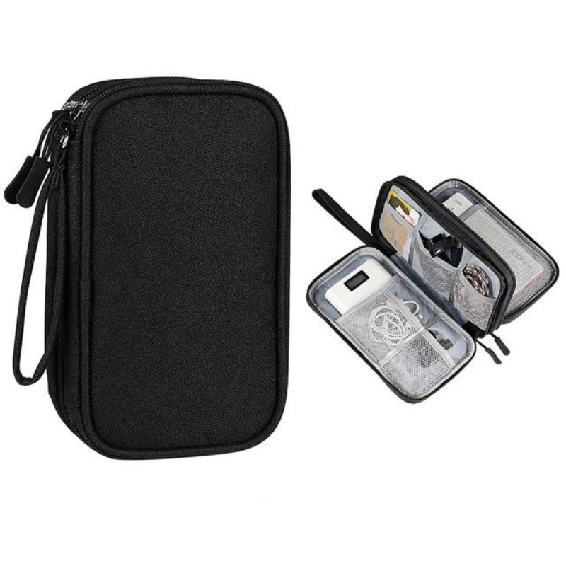 VoltGuard – Pochette de Voyage Organisatrice pour Câbles et Accessoires Électroniques