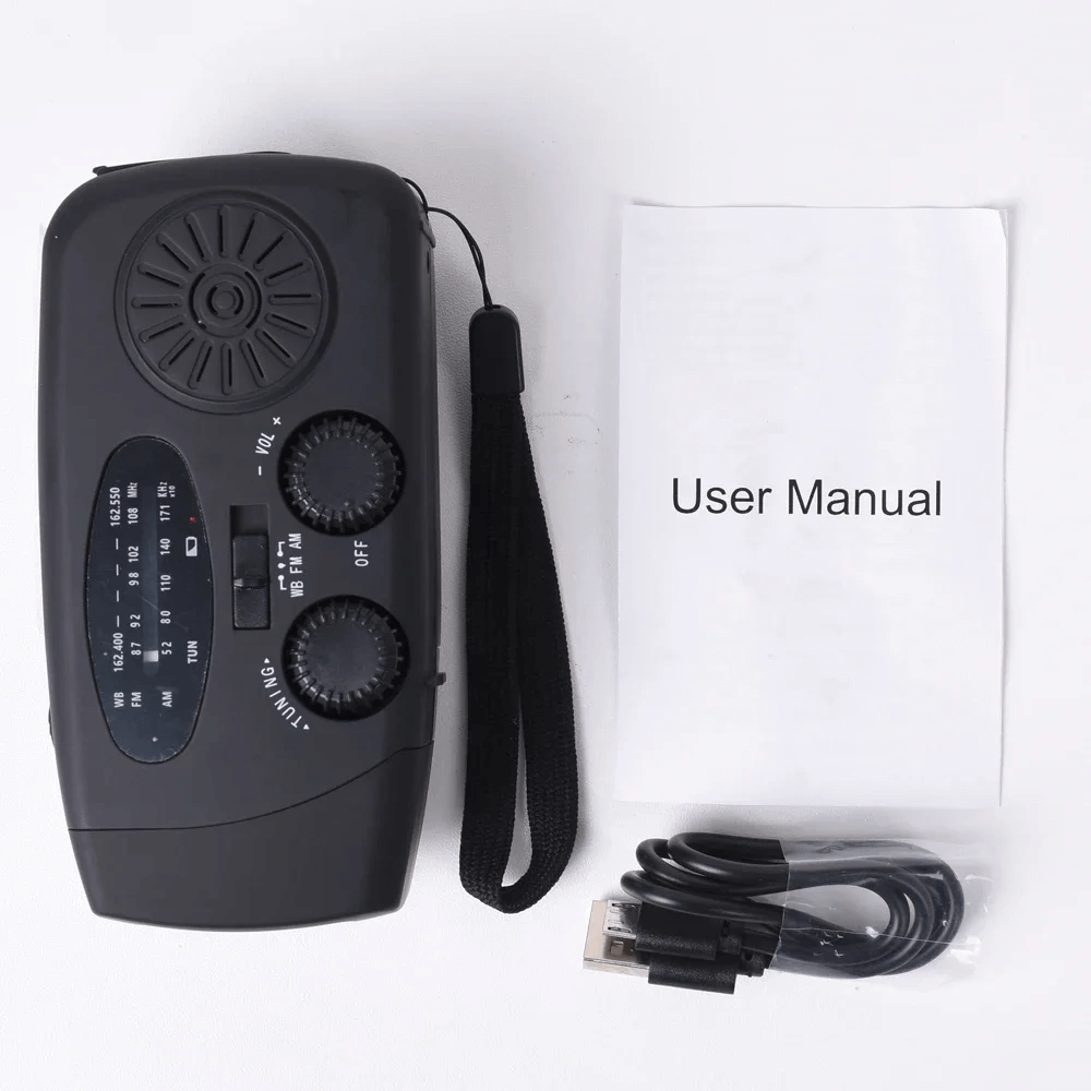 Lunara – Radio d’Urgence Portable Multifonctionnelle et Compacte
