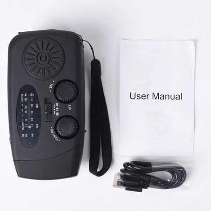 Lunara – Radio d’Urgence Portable Multifonctionnelle et Compacte