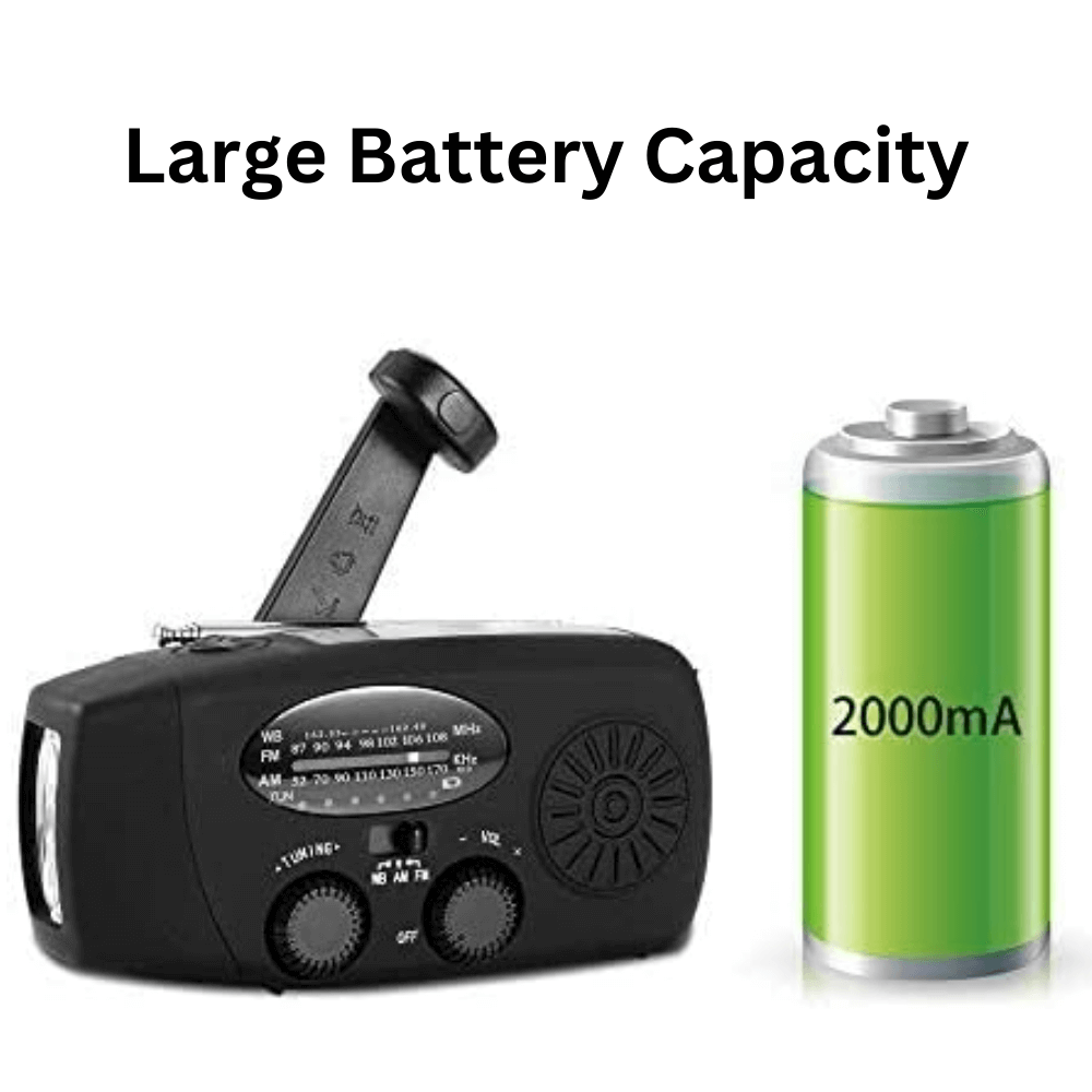 Lunara – Radio d’Urgence Portable Multifonctionnelle et Compacte