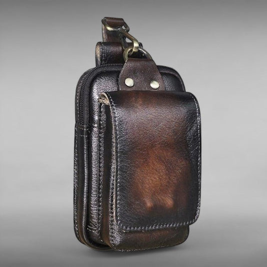 Velora – Sac Ceinture en Cuir Premium pour Homme Élégant et Fonctionnel