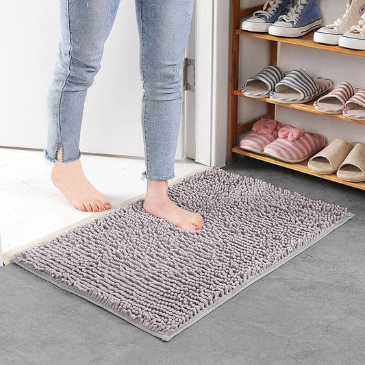 Terra – Tapis de Bain et Sol en Microfibre Doux et Antidérapant