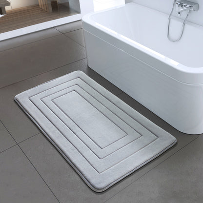 Terrana – Tapis de Bain Rectangulaire Antidérapant et Ultra Doux