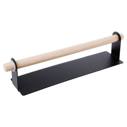 Terrana – Porte-Serviettes Adhésif en Métal et Bois Pratique