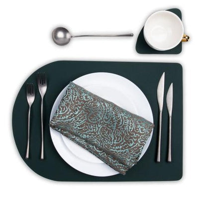 Lumera – Sets de Table et Sous-Verres Bicolores Élégants
