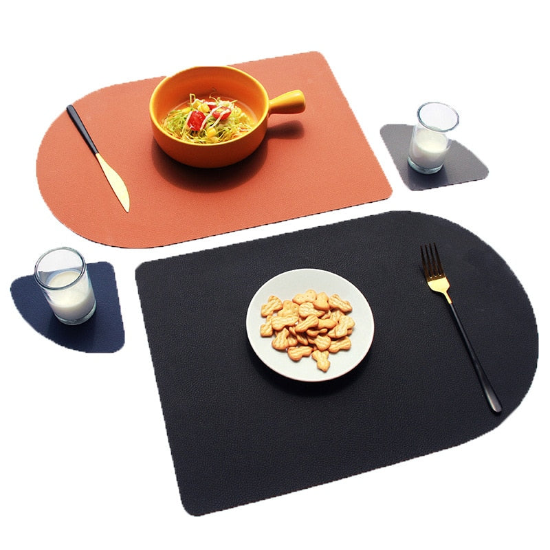 Lumera – Sets de Table et Sous-Verres Bicolores Élégants