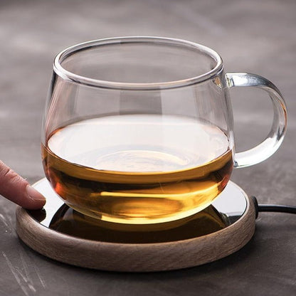 Céralis – Chauffe-Tasse Intelligent en Céramique Élégant
