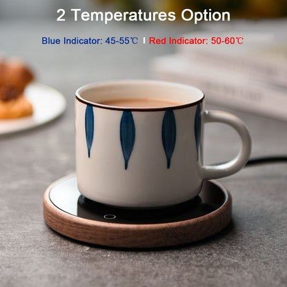 Céralis – Chauffe-Tasse Intelligent en Céramique Élégant