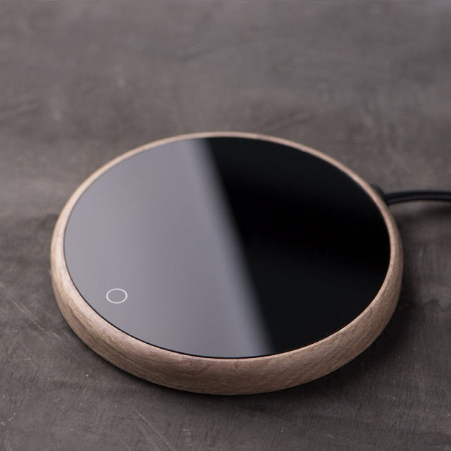 Céralis – Chauffe-Tasse Intelligent en Céramique Élégant