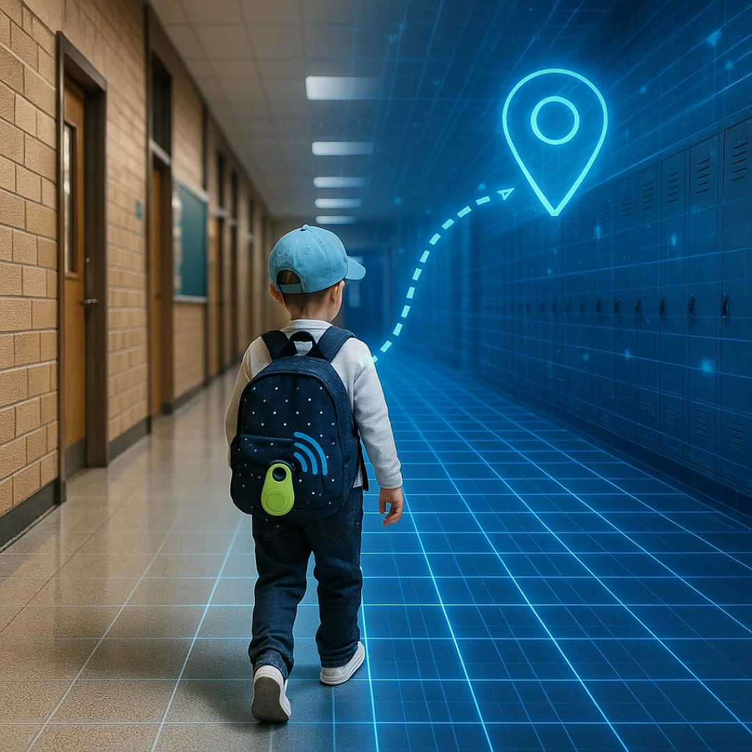 GPS Tracker with Real-Time Tracking via App for Kids, Pets, and Valuables