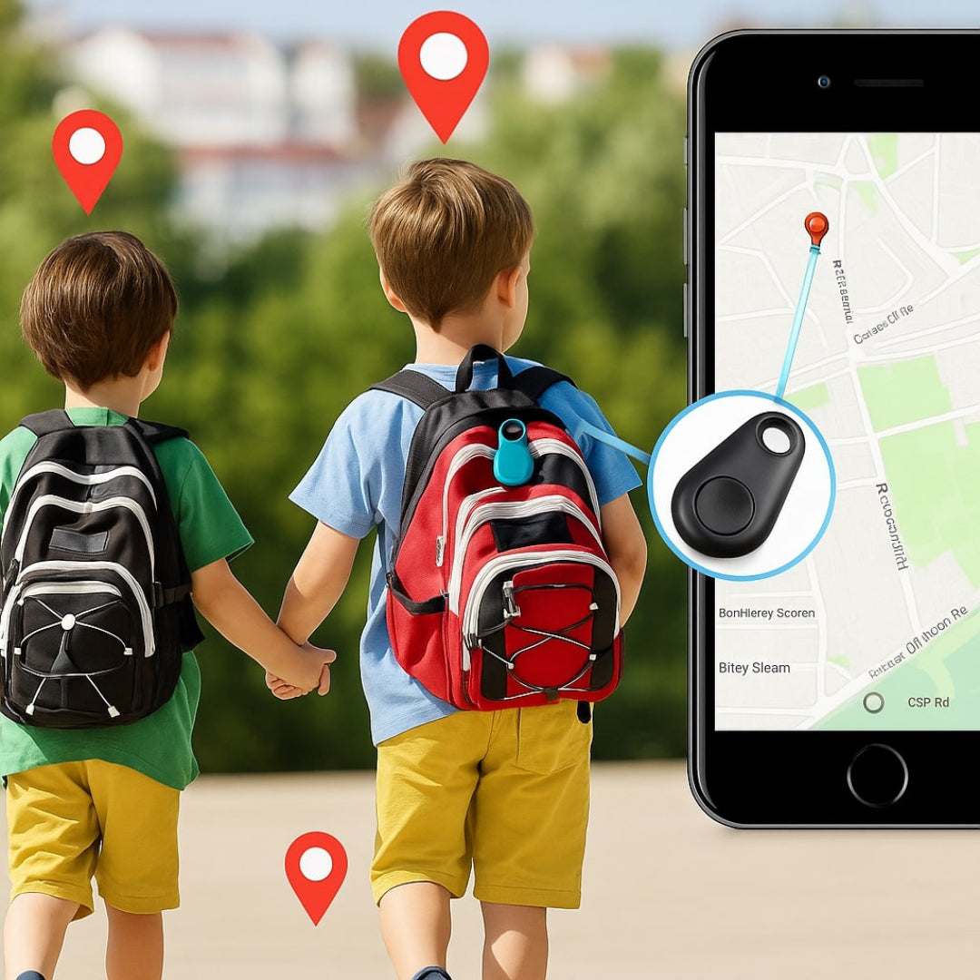 GPS Tracker with Real-Time Tracking via App for Kids, Pets, and Valuables