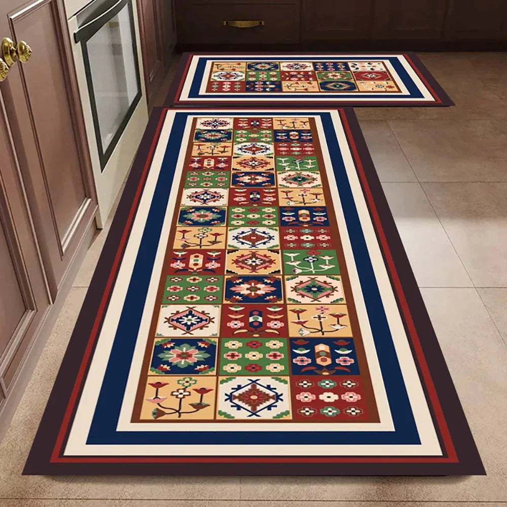 Terra – Tapis de Cuisine Antidérapant en Textile Texturé et Confortable