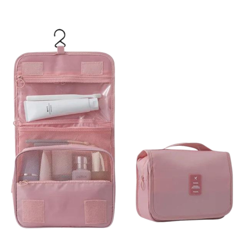 VoyageMate – Trousse de Toilette Pliable et Suspendable