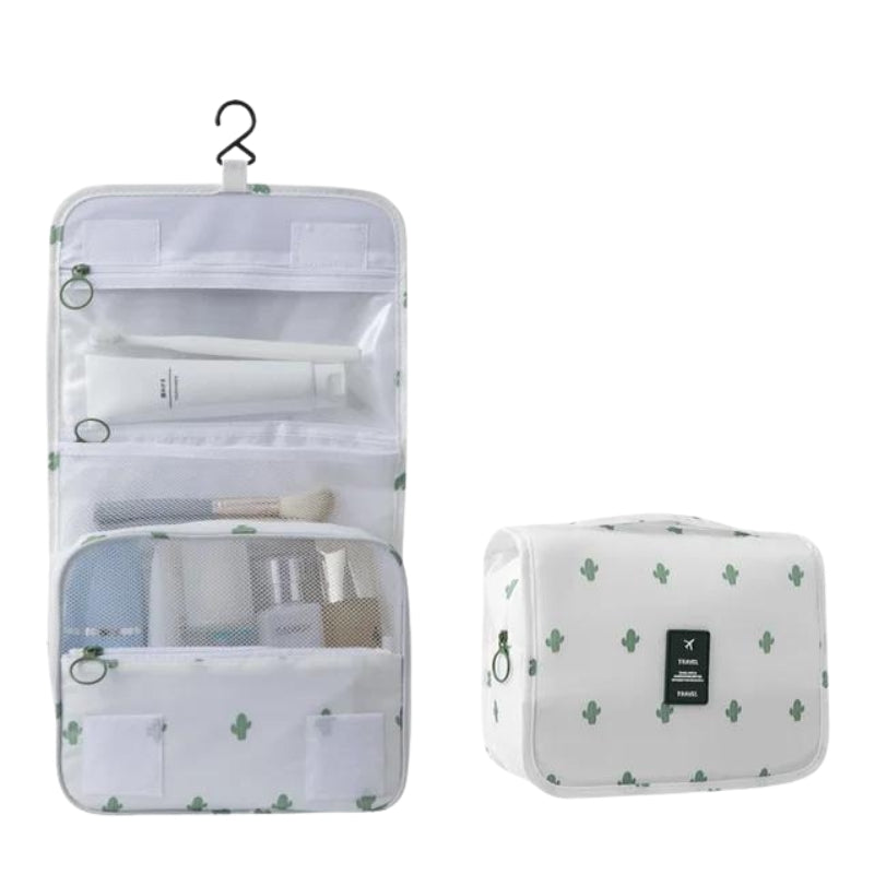 VoyageMate – Trousse de Toilette Pliable et Suspendable