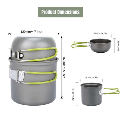 CampiLite – Set de Cuisine Ultra-Léger pour Camping et Randonnée