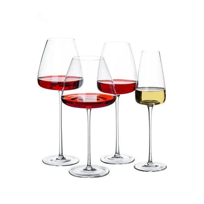 Velora – Verres à Vin et Champagne en Cristal Soufflé Main Élégants et Raffinés