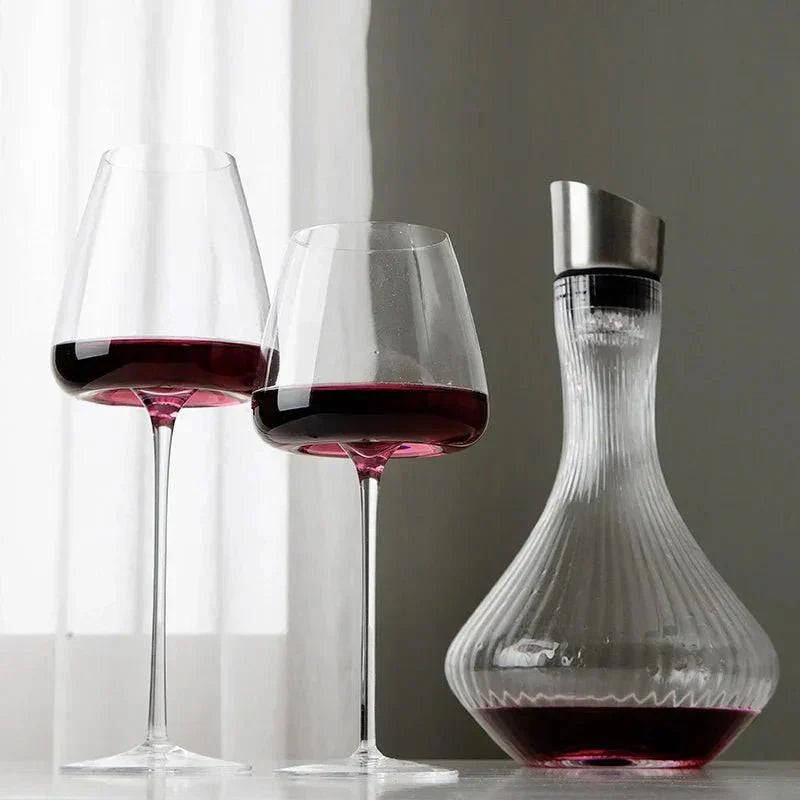 Velora – Verres à Vin et Champagne en Cristal Soufflé Main Élégants et Raffinés
