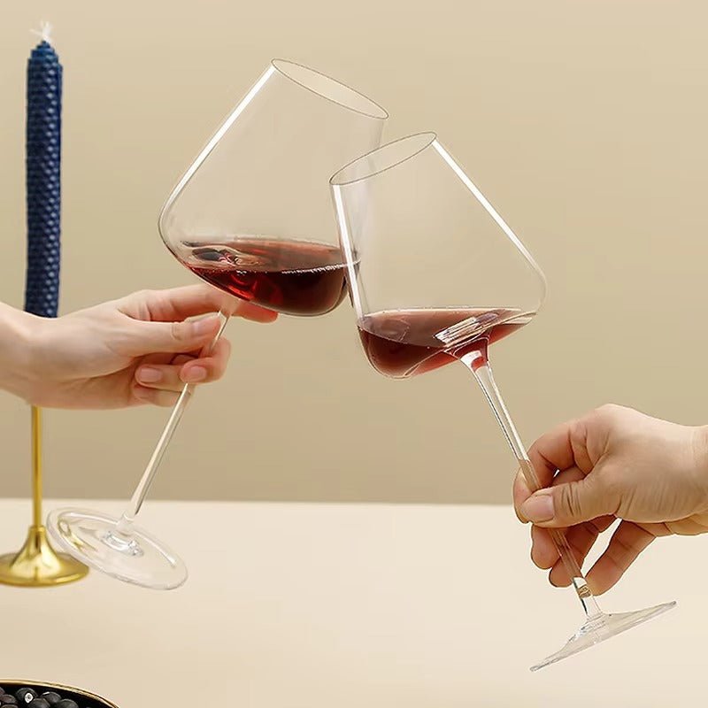 Velora – Verres à Vin et Champagne en Cristal Soufflé Main Élégants et Raffinés