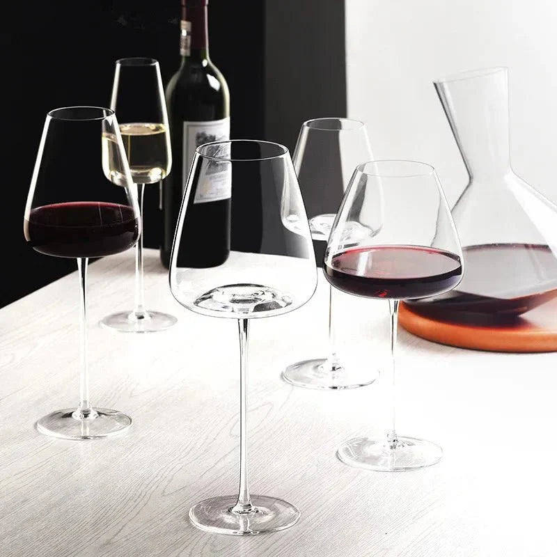 Velora – Verres à Vin et Champagne en Cristal Soufflé Main Élégants et Raffinés