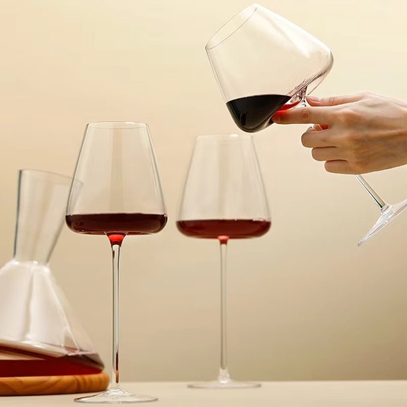 Velora – Verres à Vin et Champagne en Cristal Soufflé Main Élégants et Raffinés
