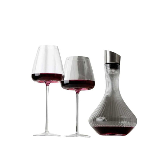 Velora – Verres à Vin et Champagne en Cristal Soufflé Main Élégants et Raffinés
