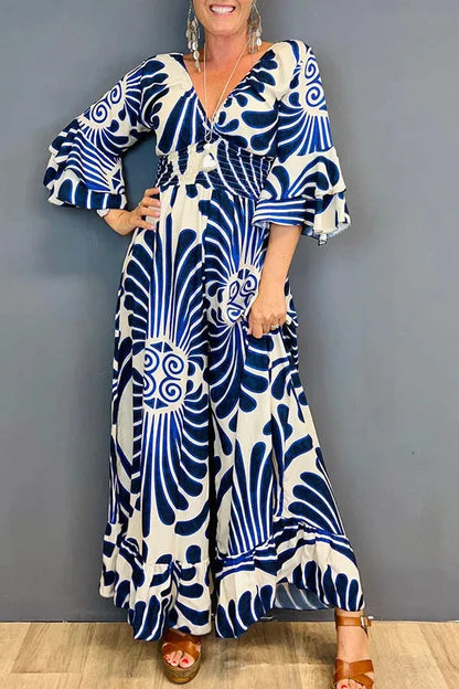 Combinaison Femme Élégante - Coupe Flottante à Jambes Larges - Aurelles