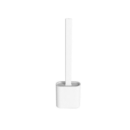 Orion – Brosse de Toilette en Silicone Antibactérienne et Durable avec Support Mural