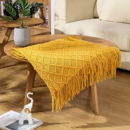 Velora – Plaid Tissé Artisanale Doux et Élégant